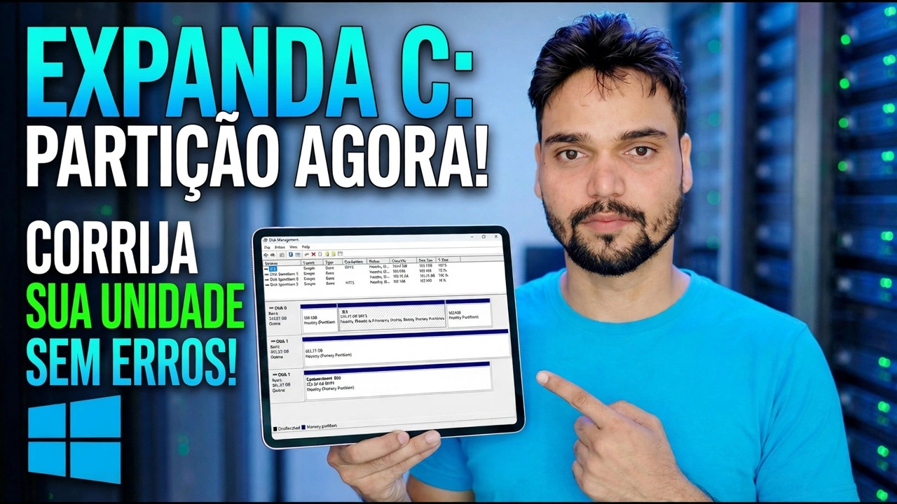 Corrigir pouco espaço em disco - Estender partição
