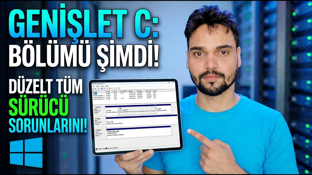 Düşük Disk Alanını Düzeltme - Bölümü Genişletme