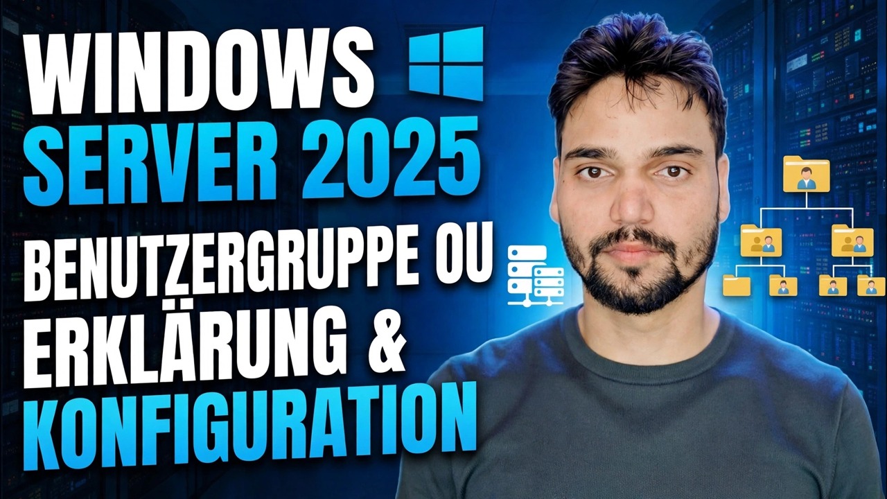 Active Directory-Organisationseinheit, Benutzer- und Gruppenerstellung