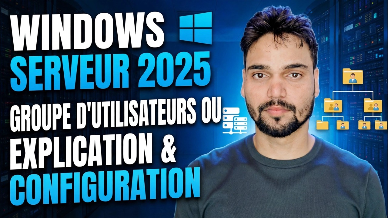 UO Active Directory, création d'utilisateurs et de groupes