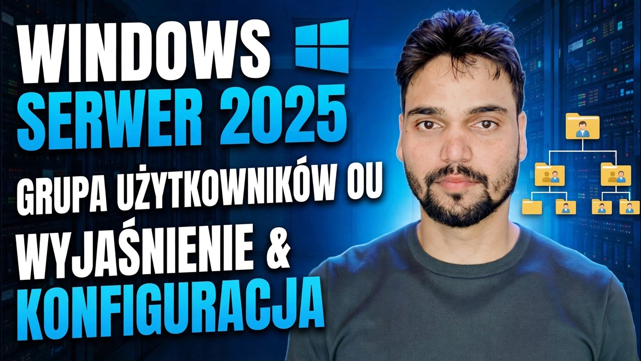 Jednostka organizacyjna Active Directory, tworzenie użytkowników i grup