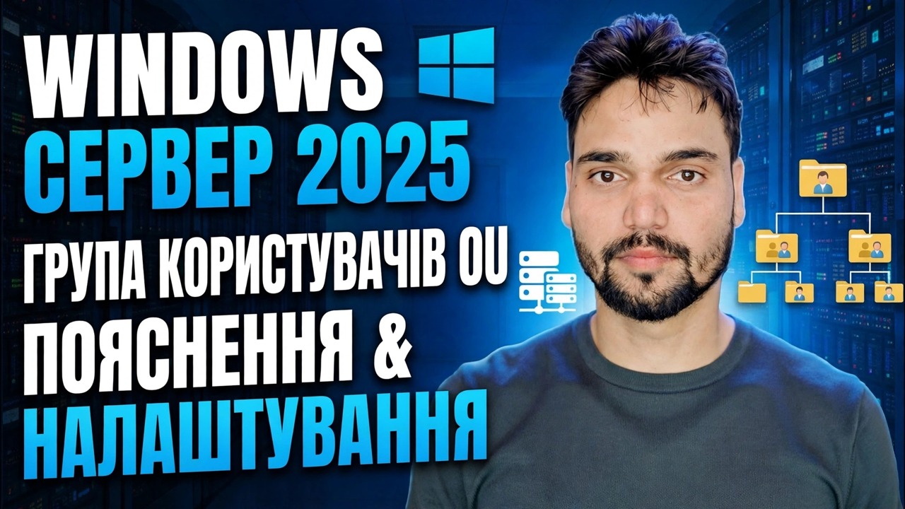 Підрозділ Active Directory, створення користувачів і груп