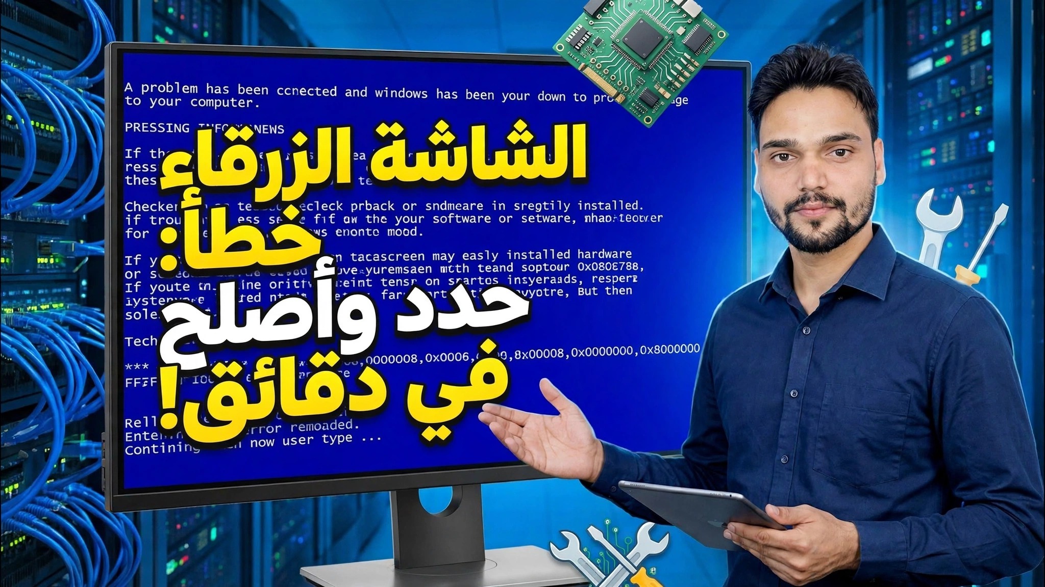 خطأ الشاشة الزرقاء 😳 تحديد المشكلة وإصلاحها في دقائق (طريقة حقيقية)