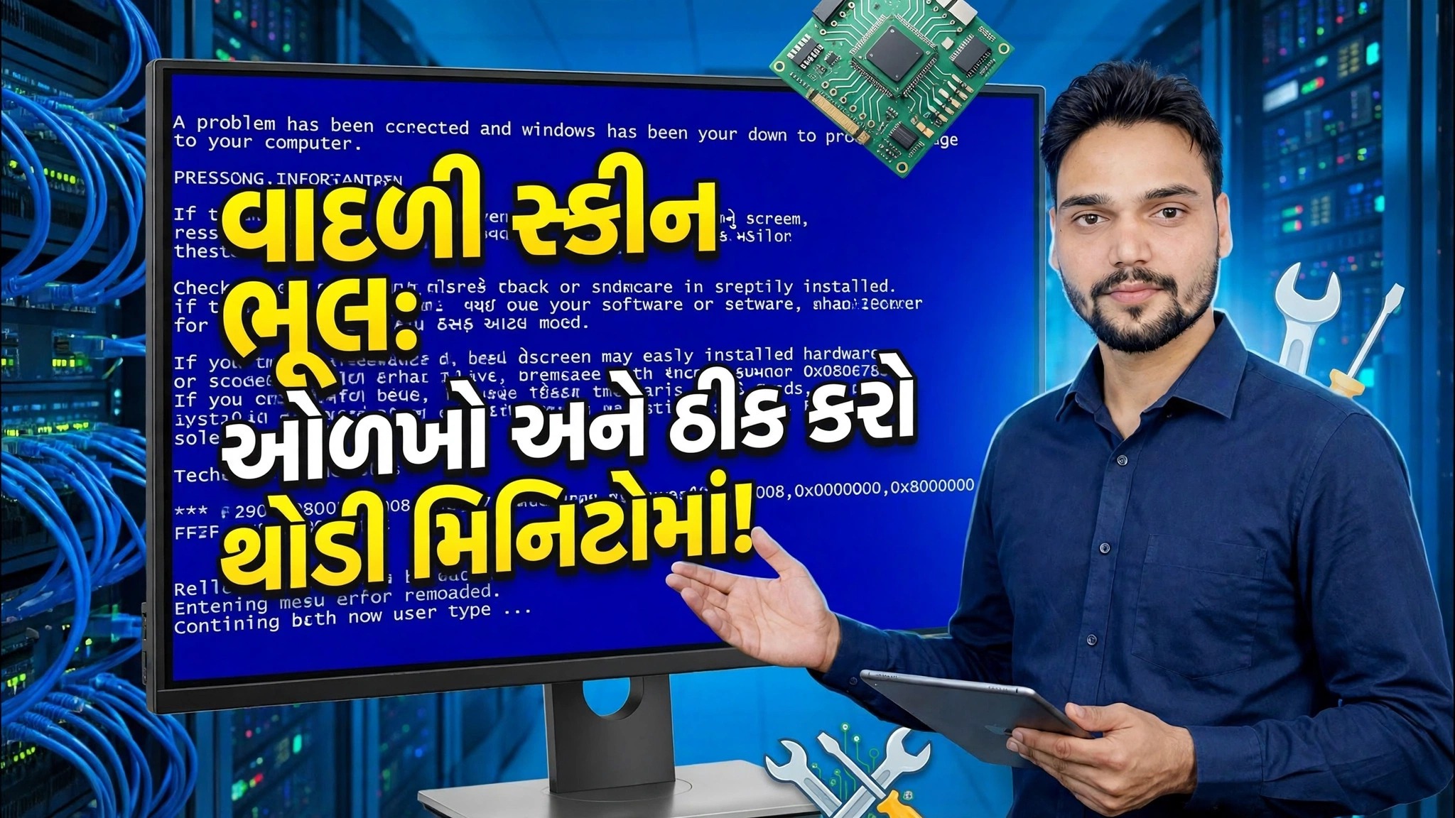 બ્લુ સ્ક્રીન એરર 😳 ઓળખો અને મિનિટમાં ઠીક કરો (વાસ્તવિક પદ્ધતિ)
