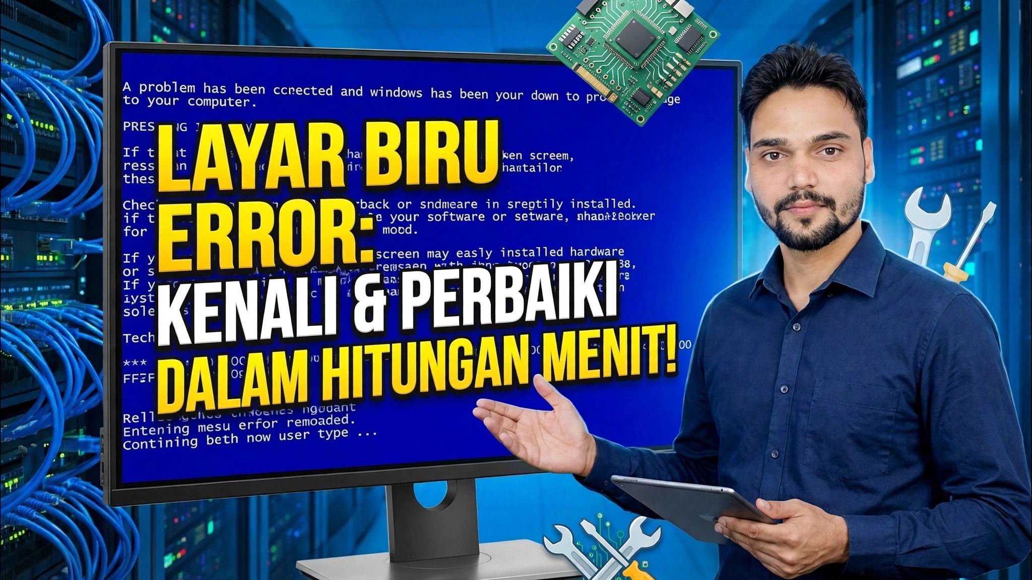 Kesalahan Layar Biru 😳 Identifikasi & Perbaiki dalam Hitungan Menit (Metode Nyata)