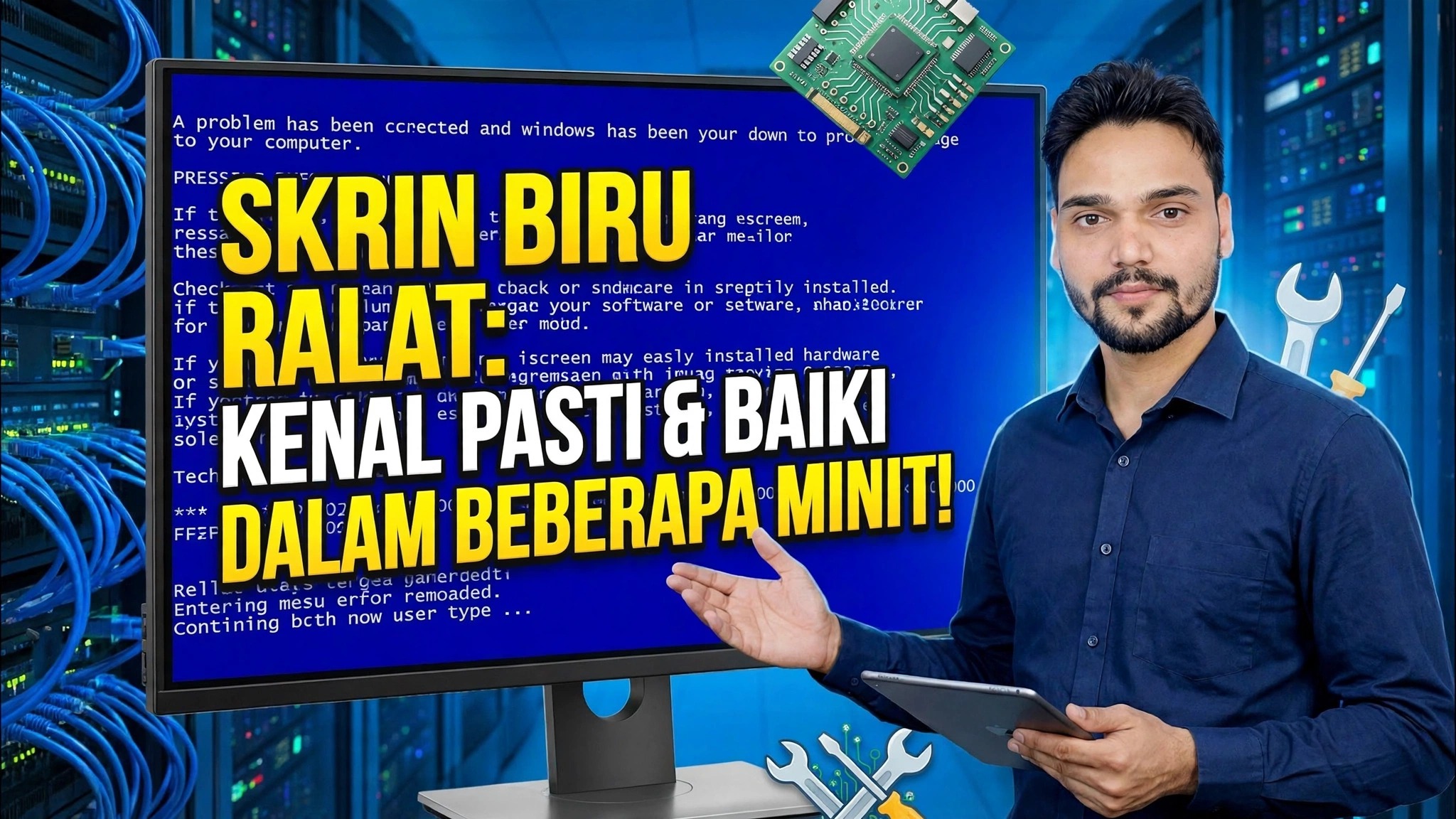 Ralat Skrin Biru 😳 Kenal pasti & Selesaikan dalam Minit (Kaedah Sebenar)