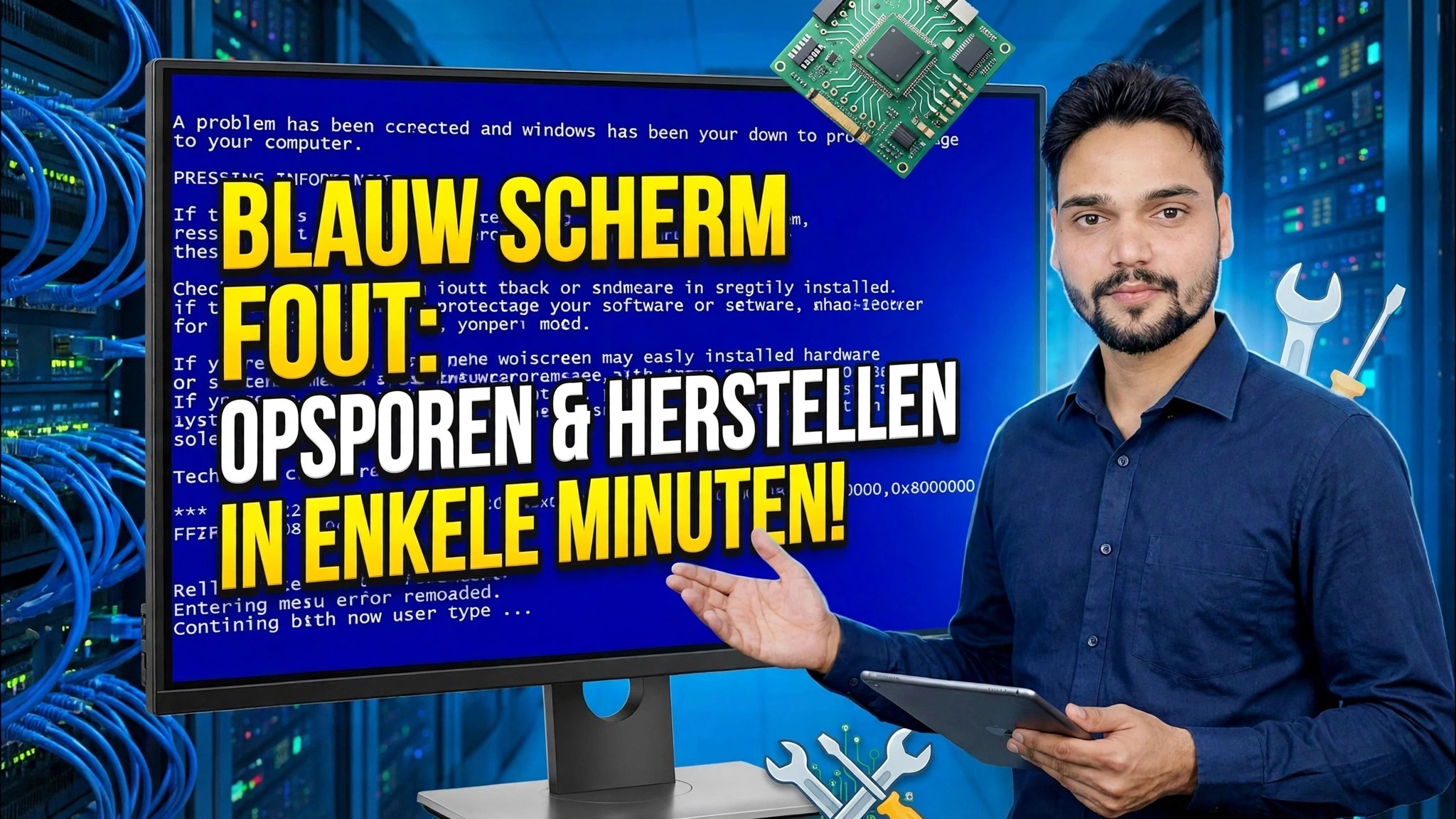 Blauw schermfout 😳 Identificeer en herstel binnen enkele minuten (echte methode)