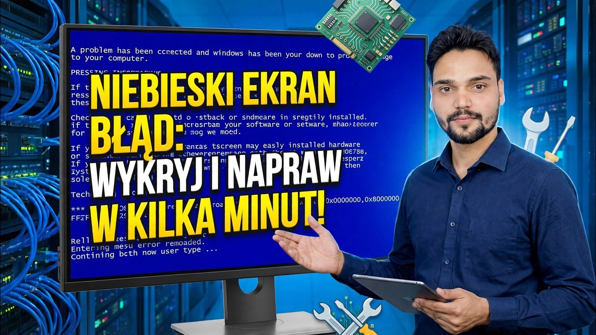 Błąd niebieskiego ekranu 😳 Zidentyfikuj i napraw w kilka minut (prawdziwa metoda)