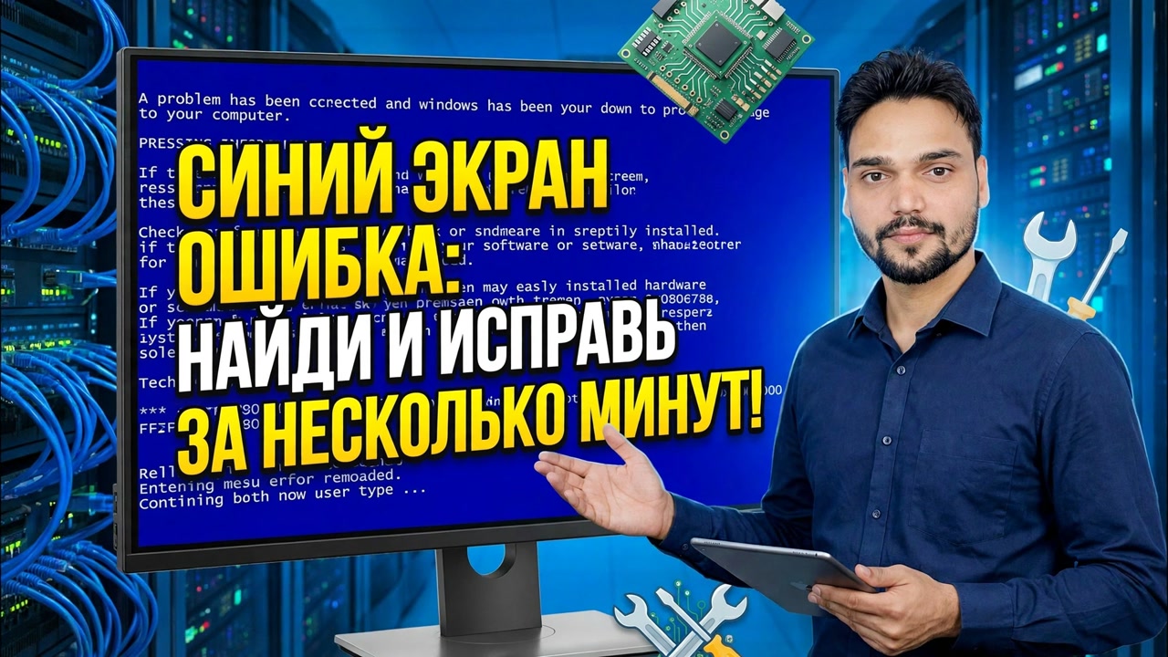 Ошибка синего экрана 😳 Выявите и исправьте за считанные минуты (реальный метод)