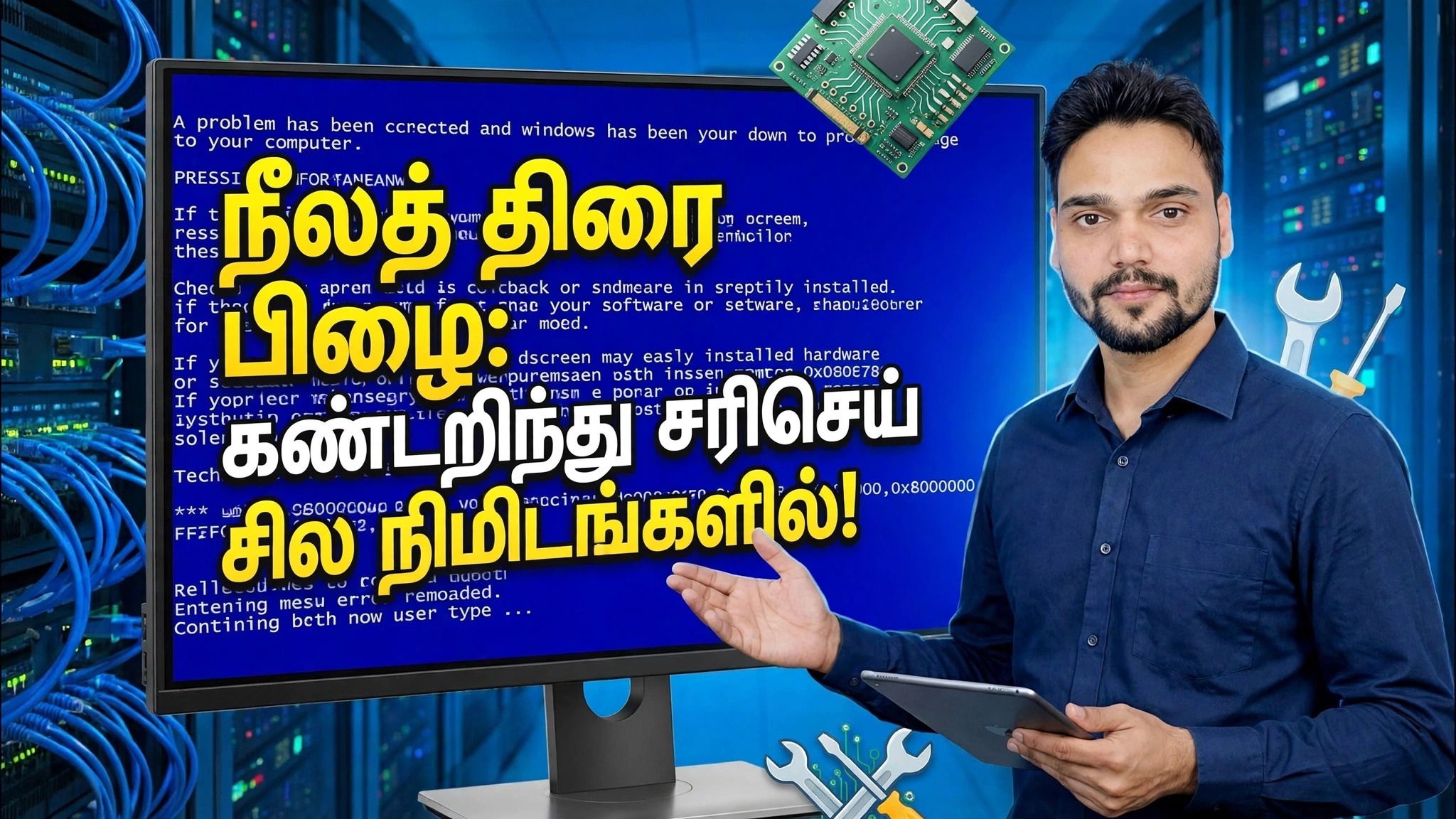 ப்ளூ ஸ்கிரீன் பிழை 😳 நிமிடங்களில் கண்டறிந்து சரிசெய்தல் (உண்மையான முறை)