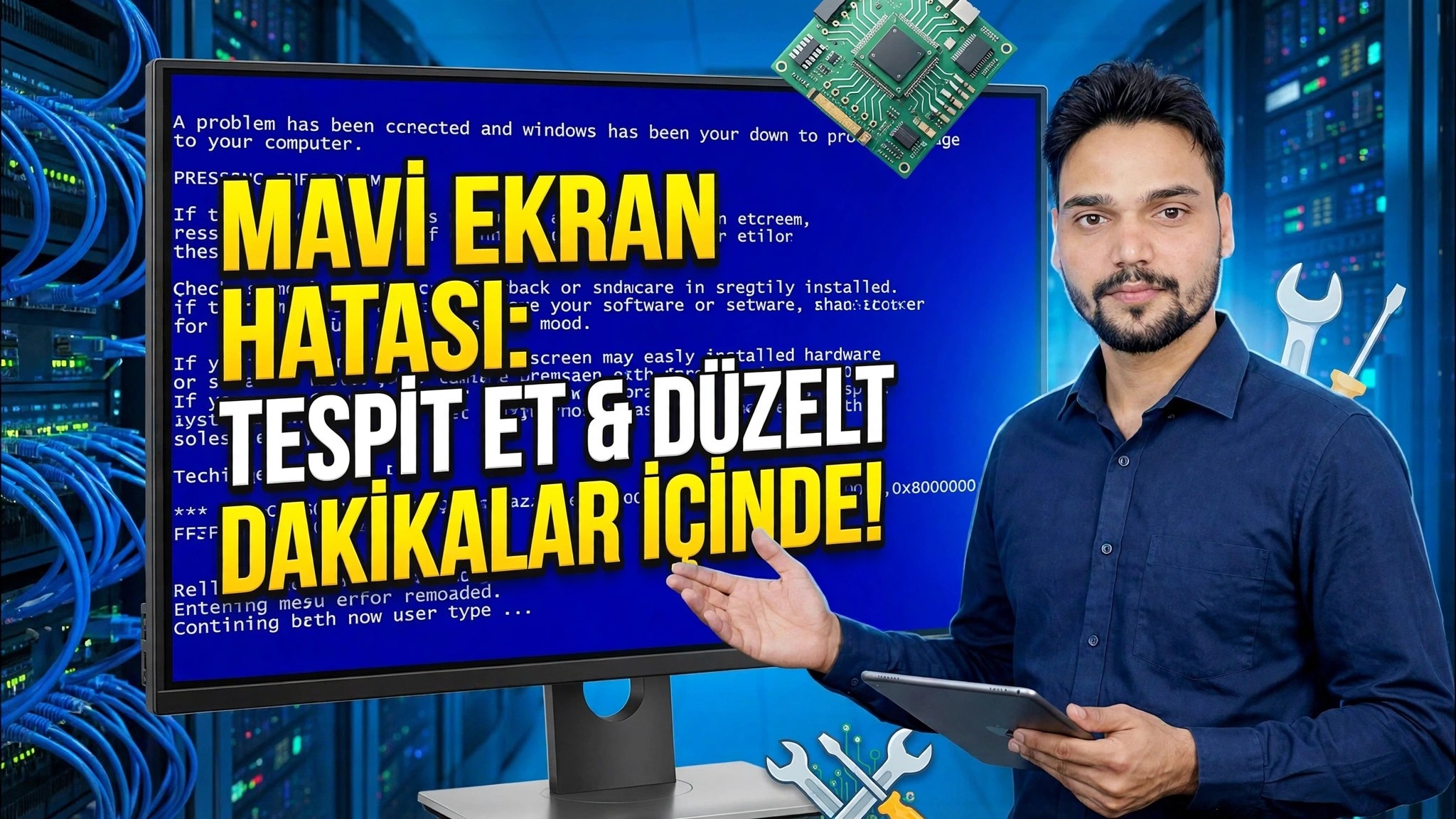 Mavi Ekran Hatası 😳 Dakikalar İçinde Tanımlayın ve Düzeltin (Gerçek Yöntem)