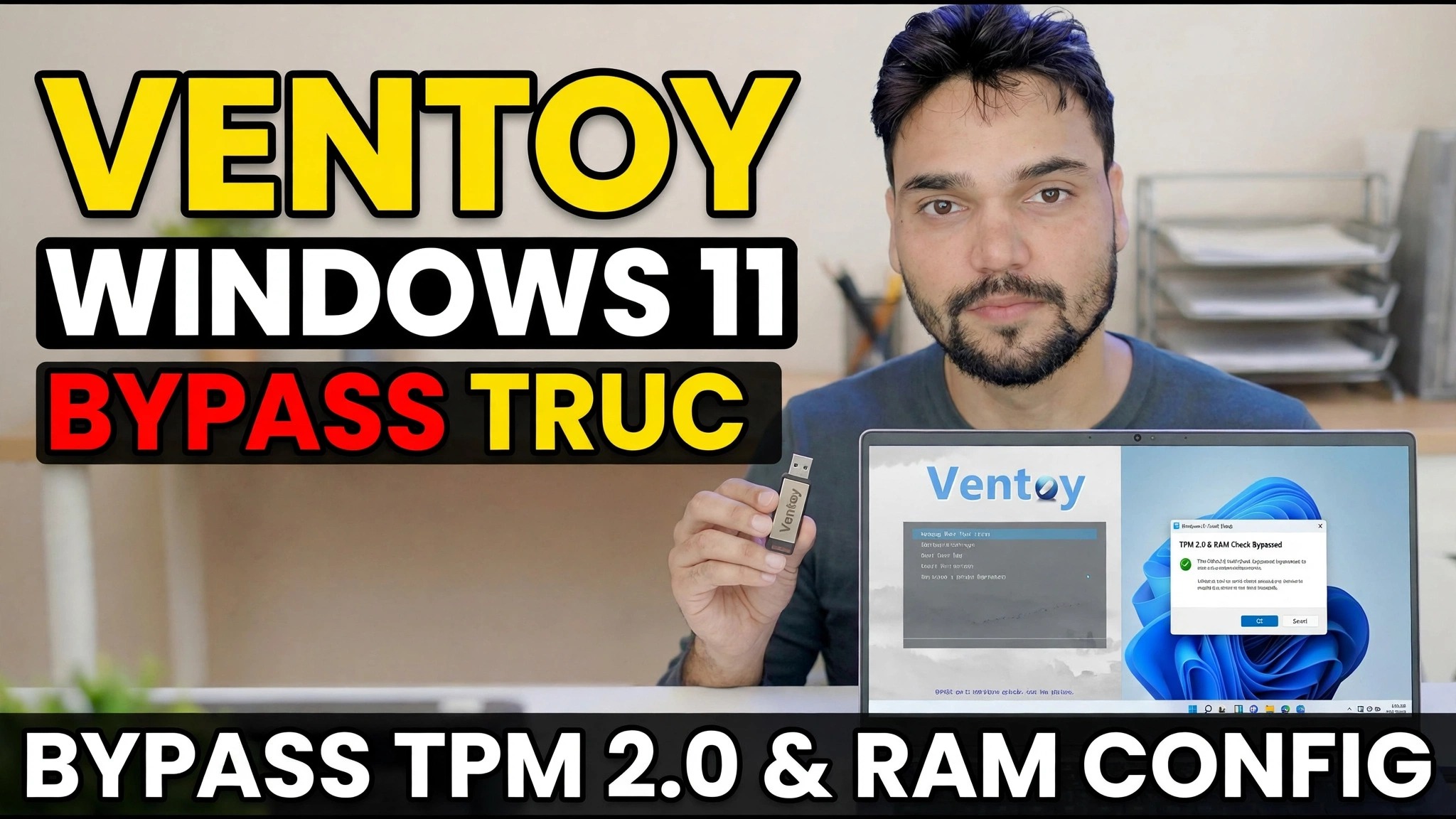Ventoy Windows 11 Bypass-truc 😳 Rufus Ki Zarurat Nahi!