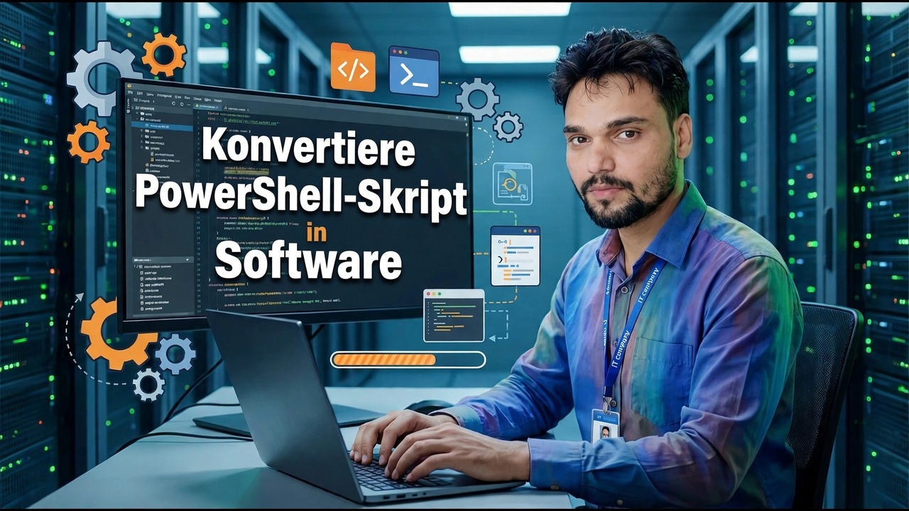 Konvertieren Sie PowerShell-Skript in EXE