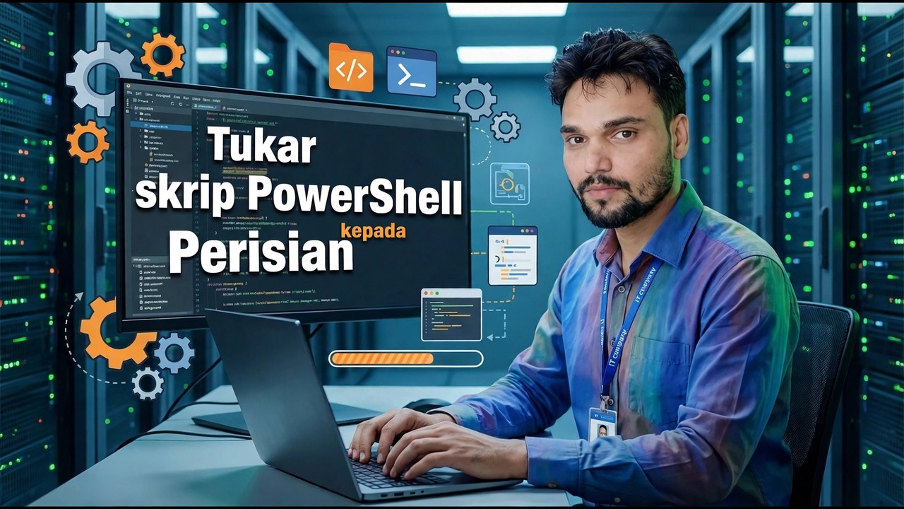 Tukar Skrip PowerShell kepada EXE