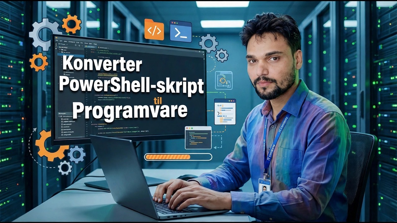 Konverter PowerShell-skript til EXE
