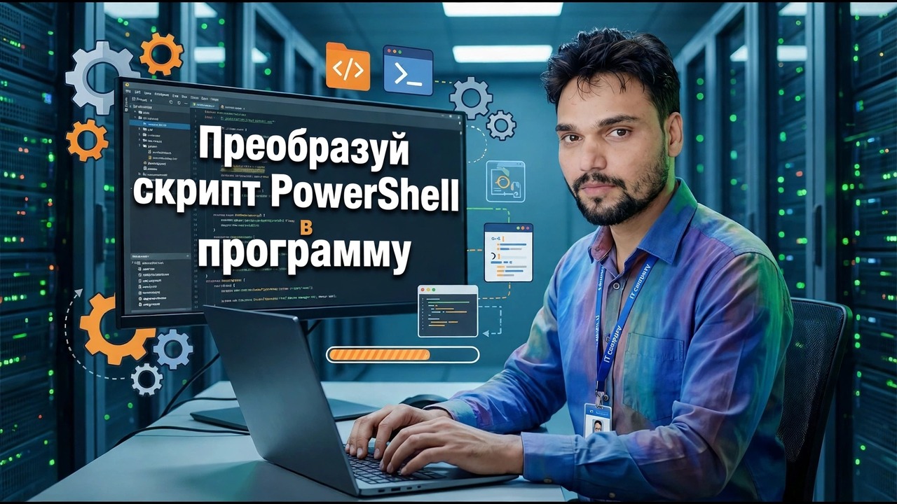 Преобразование сценария PowerShell в EXE