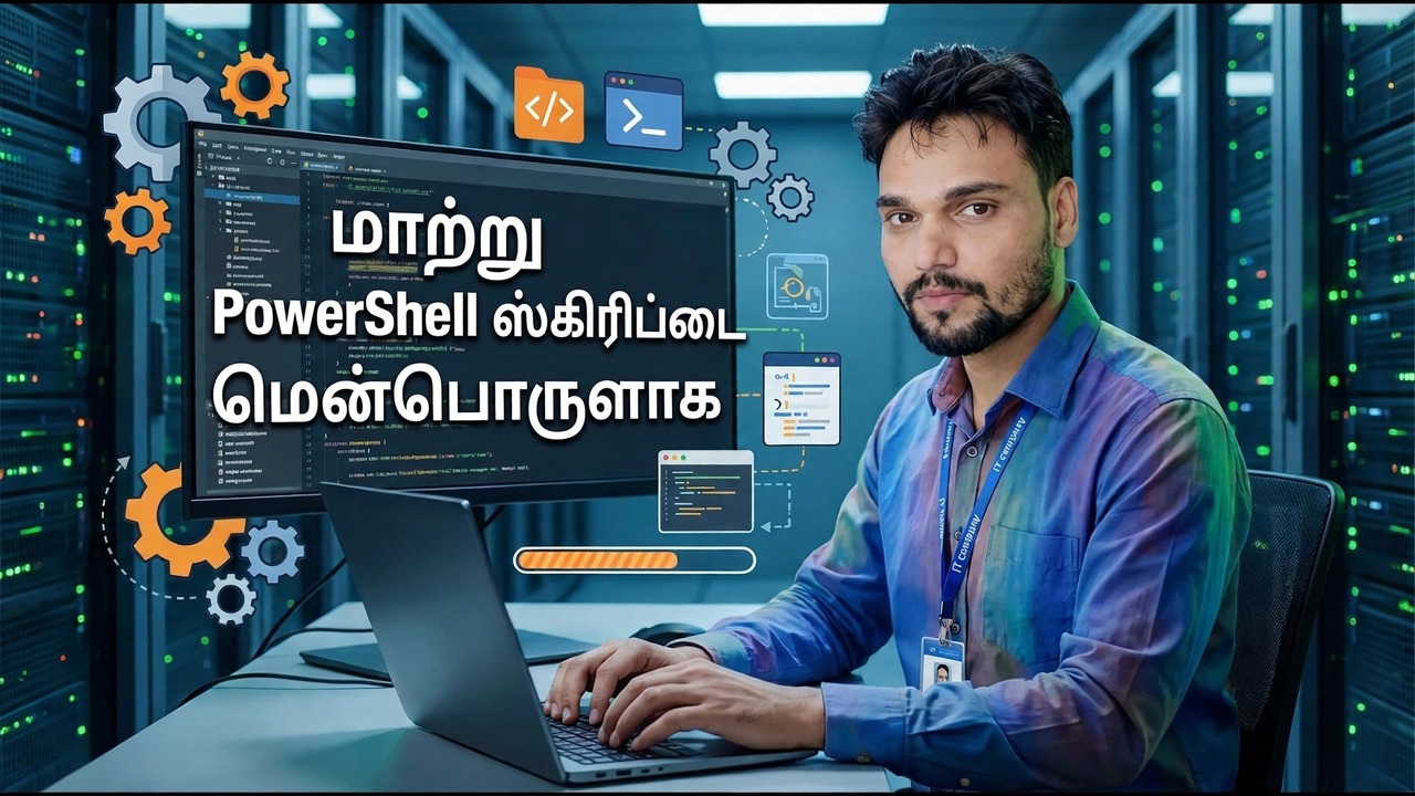 பவர்ஷெல் ஸ்கிரிப்டை EXE ஆக மாற்றவும்