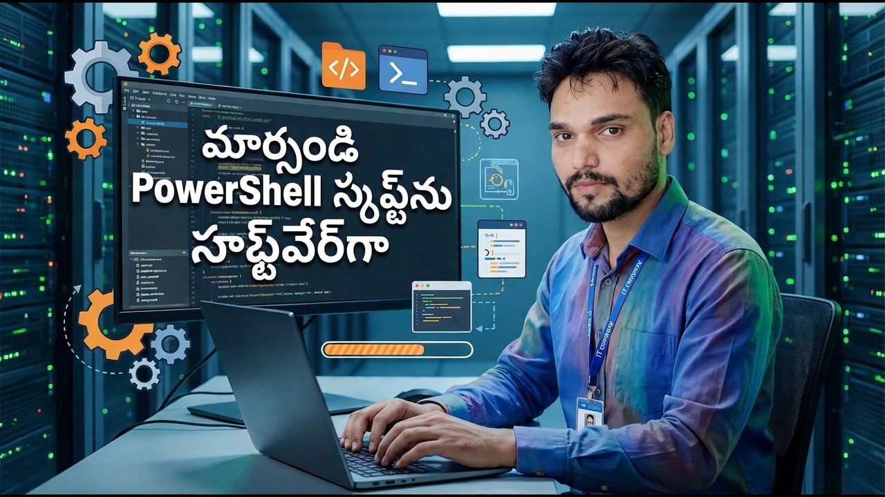 పవర్‌షెల్ స్క్రిప్ట్‌ను EXEకి మార్చండి