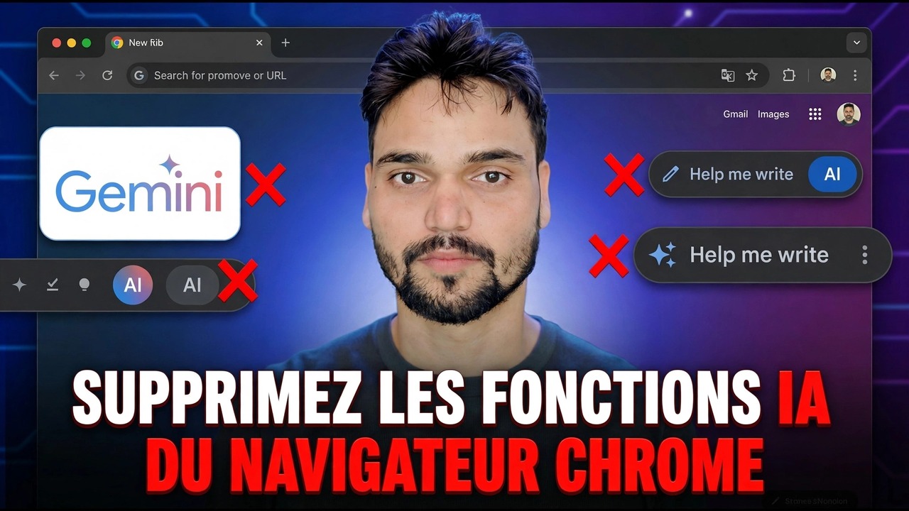 Désactiver les fonctionnalités de Google Chrome AI
