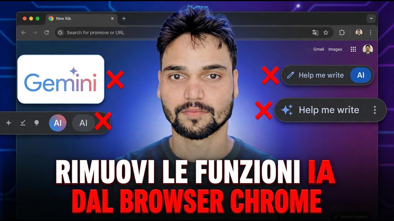 Disattiva le funzionalità AI di Google Chrome