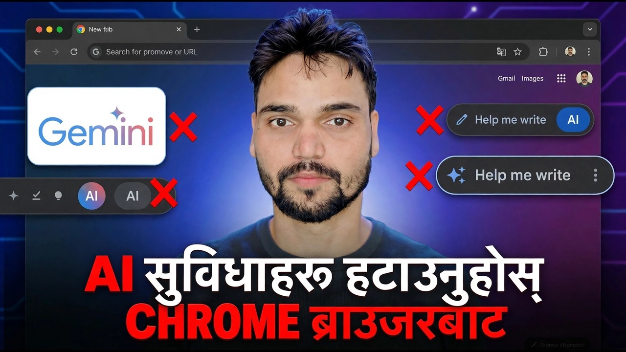 Google Chrome AI सुविधाहरू असक्षम पार्नुहोस्