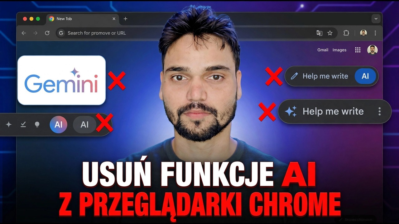 Wyłącz funkcje AI przeglądarki Google Chrome