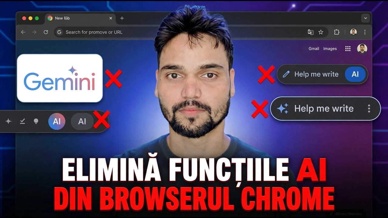 Dezactivați funcțiile Google Chrome AI