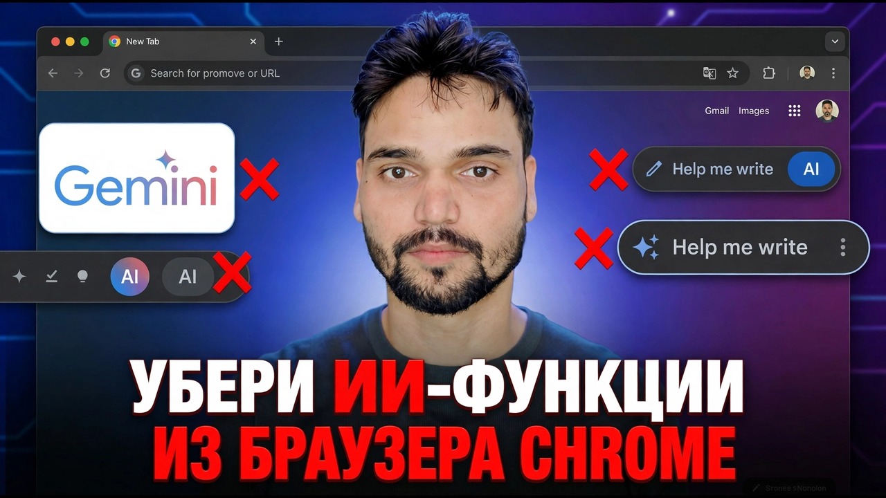 Отключить функции искусственного интеллекта Google Chrome