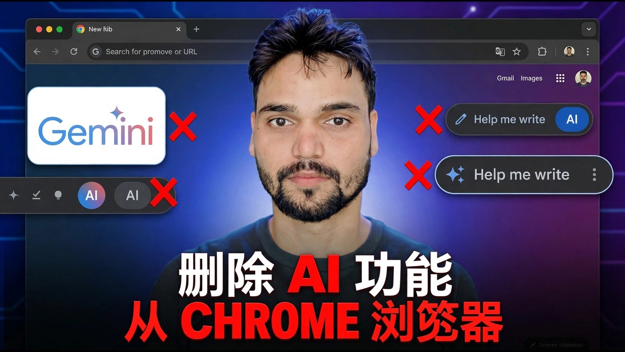 禁用 Google Chrome AI 功能