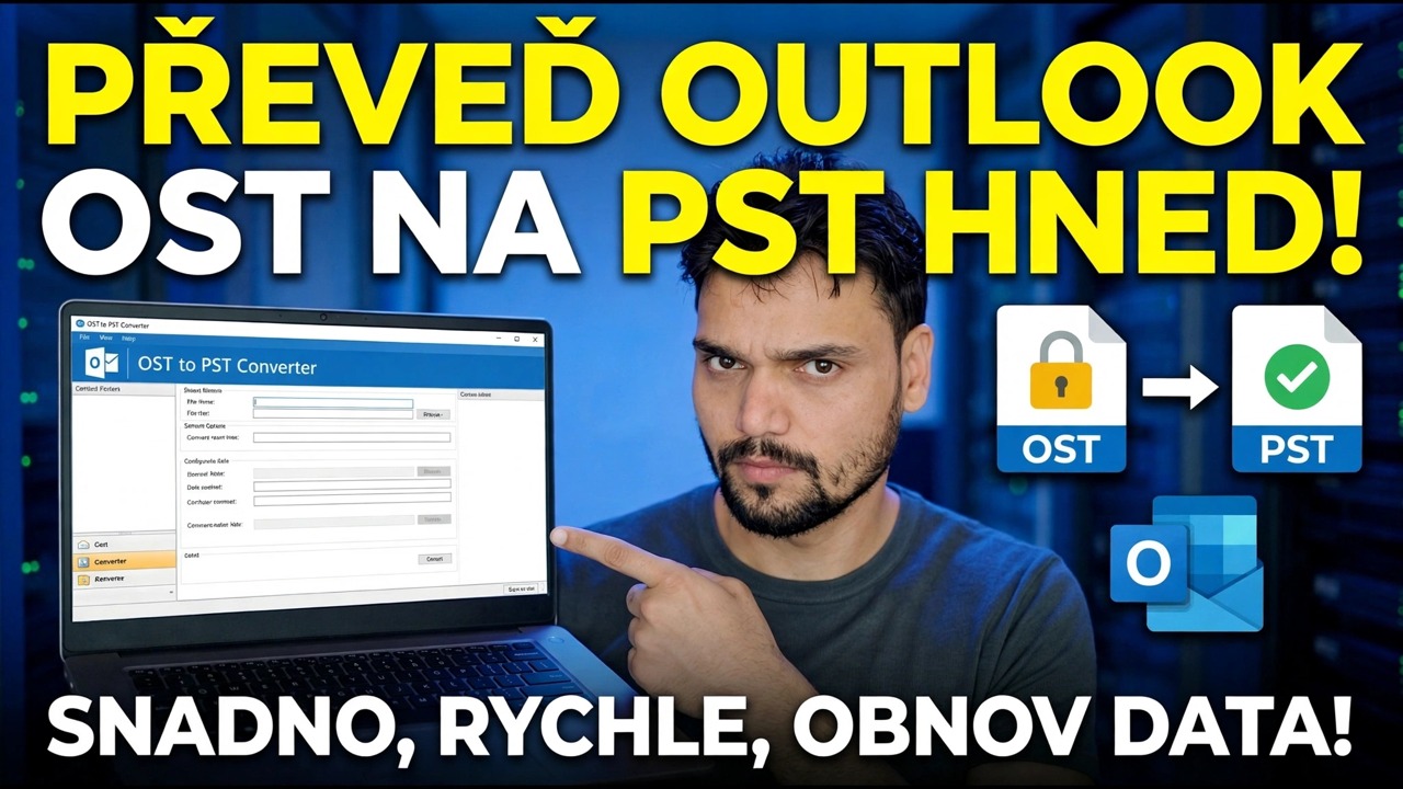 Převést OST na PST zdarma