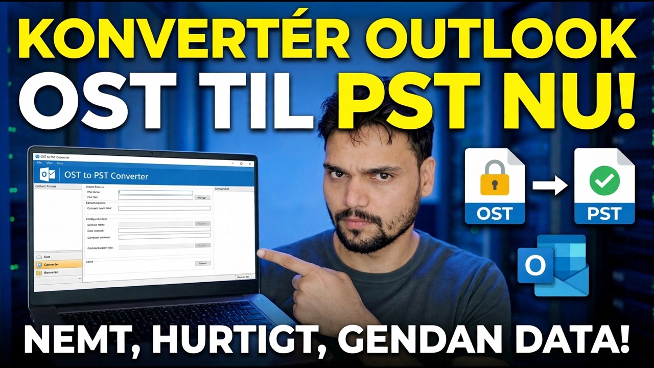 Konverter OST til PST gratis