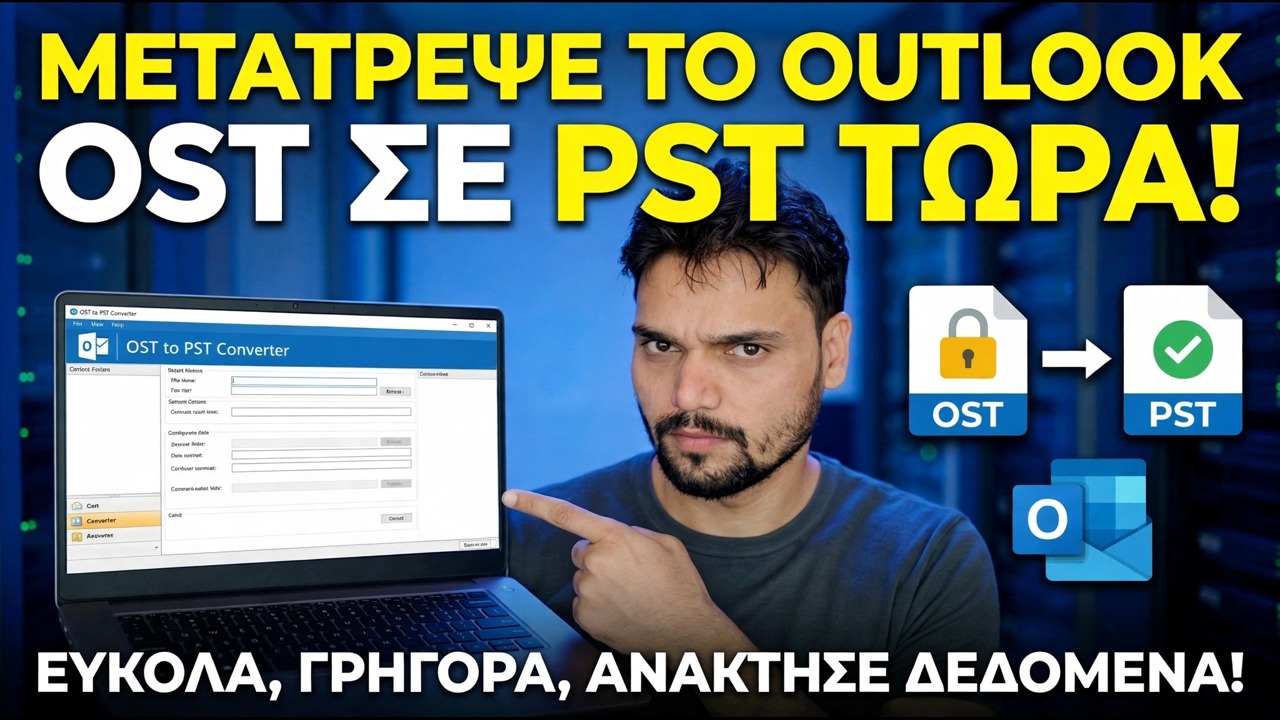 Μετατρέψτε το OST σε PST Δωρεάν