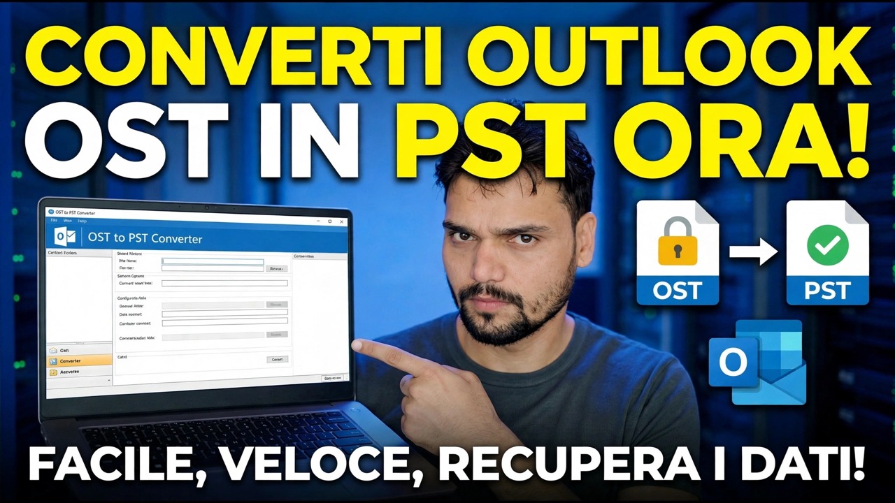 Converti OST in PST gratuitamente