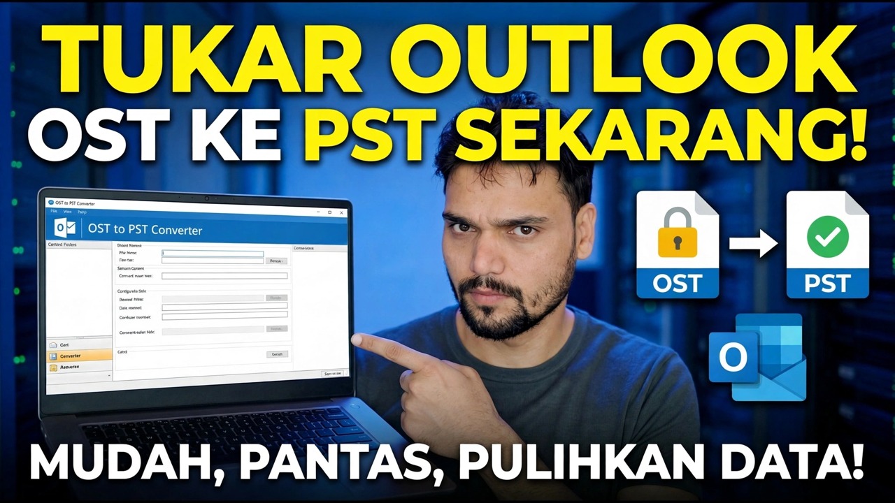 Tukar OST kepada PST Percuma