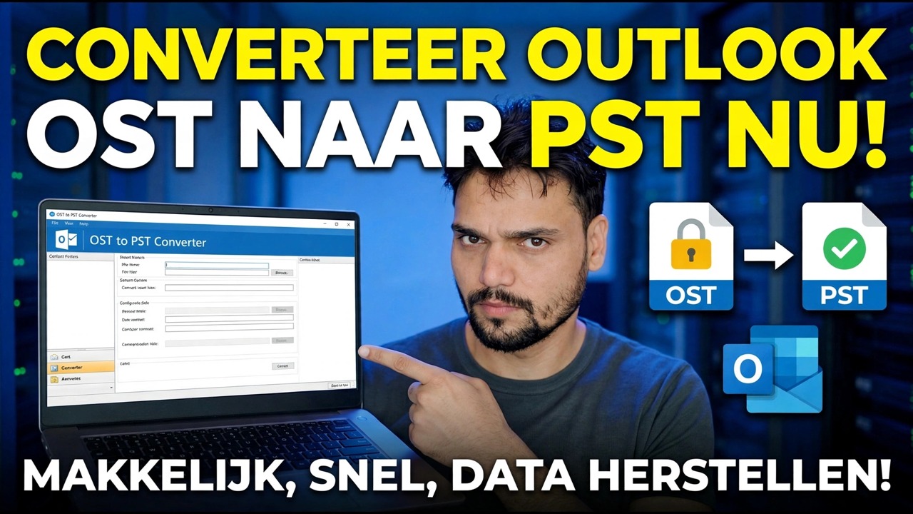 Converteer OST naar PST Gratis