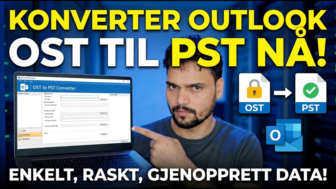 Konverter OST til PST gratis