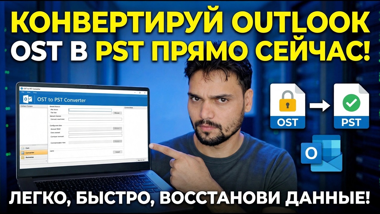 Конвертируйте OST в PST бесплатно
