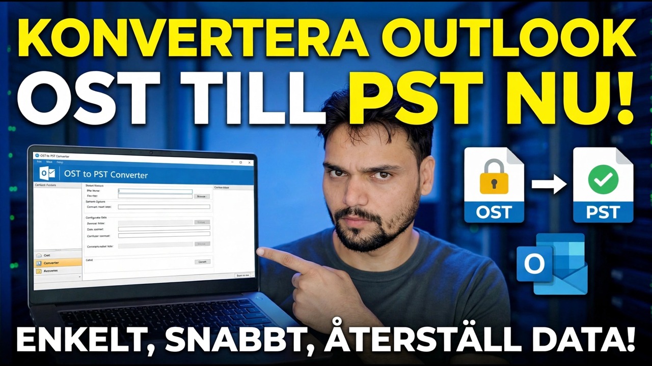 Konvertera OST till PST gratis