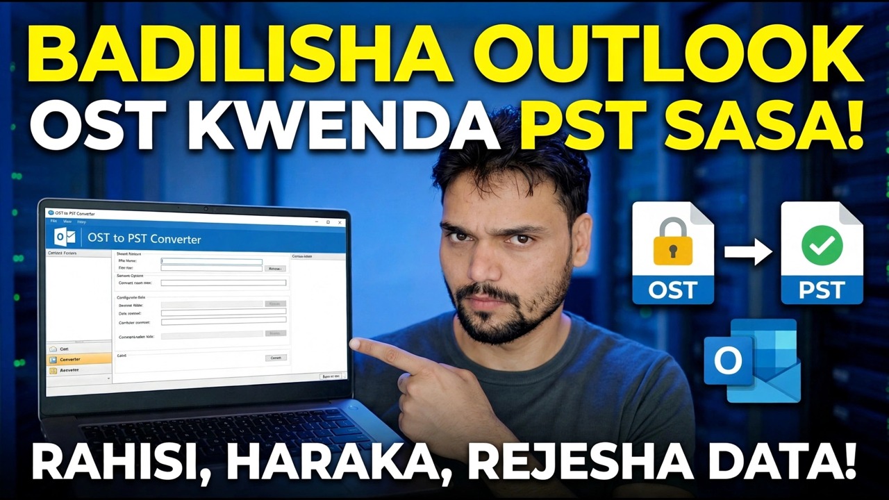 Badilisha OST kuwa PST Isiyolipishwa