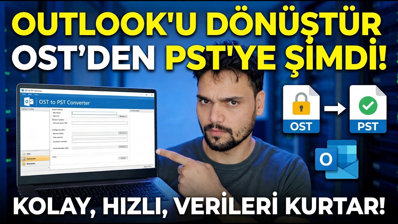 OST'yi PST'ye Ücretsiz Dönüştür