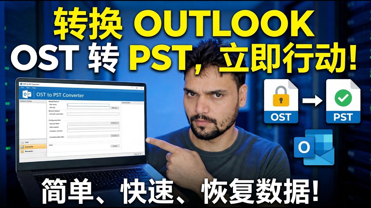 免费将 OST 转换为 PST