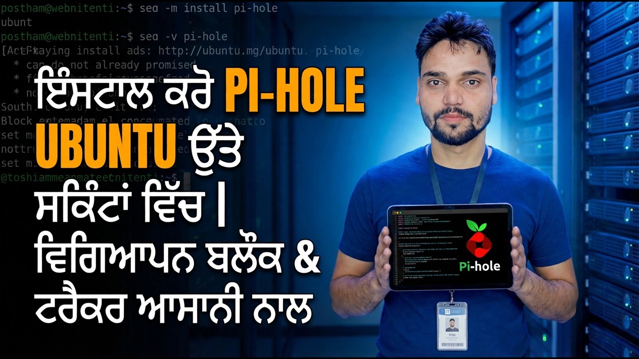 ਉਬੰਟੂ 'ਤੇ ਪਾਈ-ਹੋਲ ਸਥਾਪਿਤ ਕਰੋ
