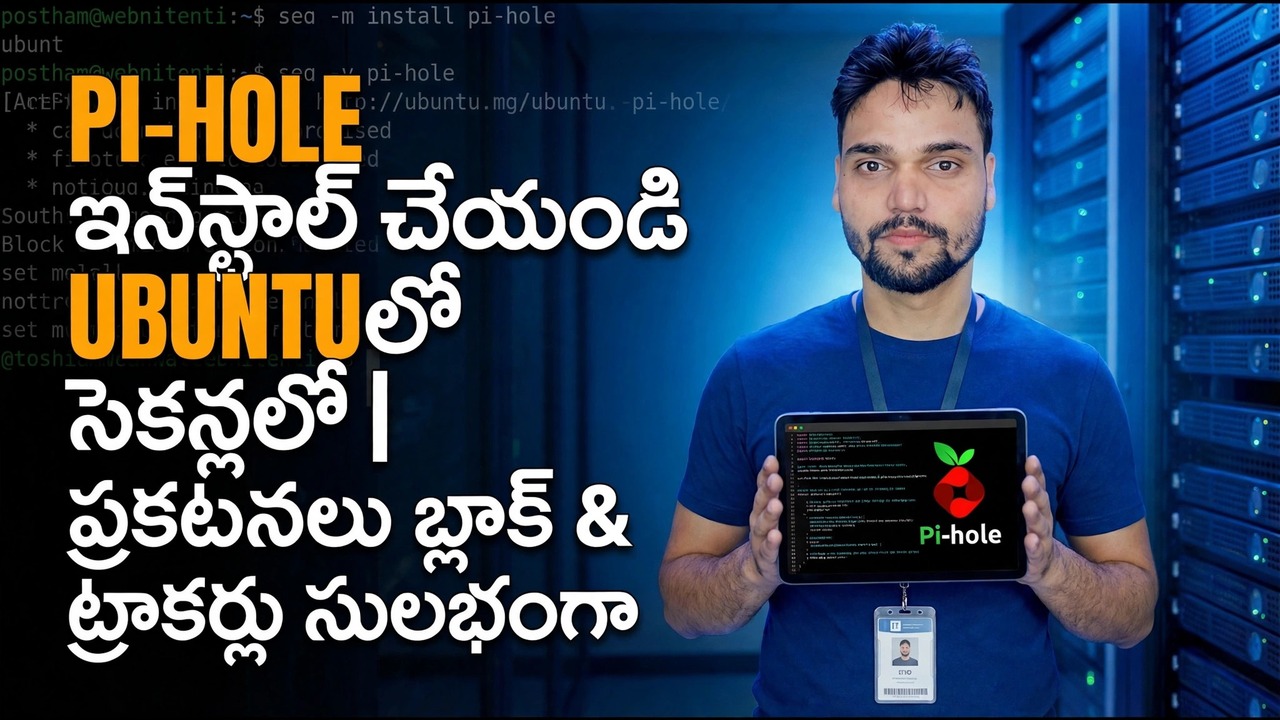ఉబుంటులో పై-హోల్‌ని ఇన్‌స్టాల్ చేయండి