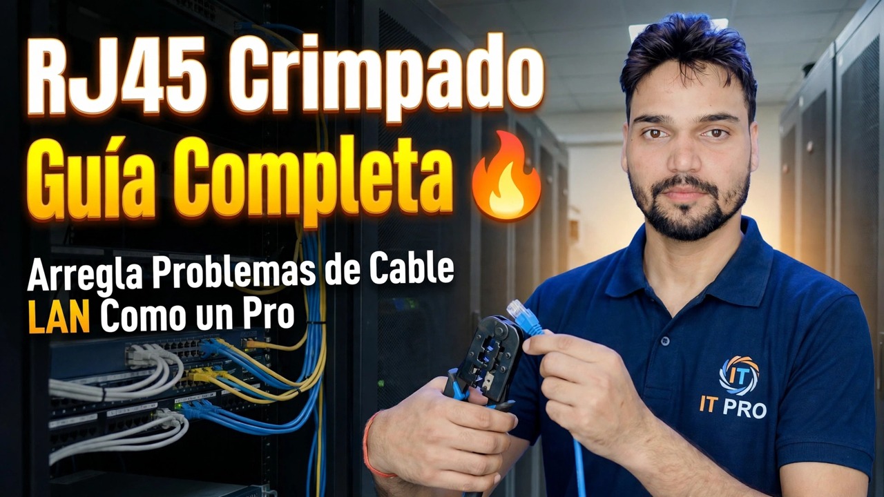 Guía completa de engarzado RJ45 🔥 Solucione problemas de cables LAN como un profesional