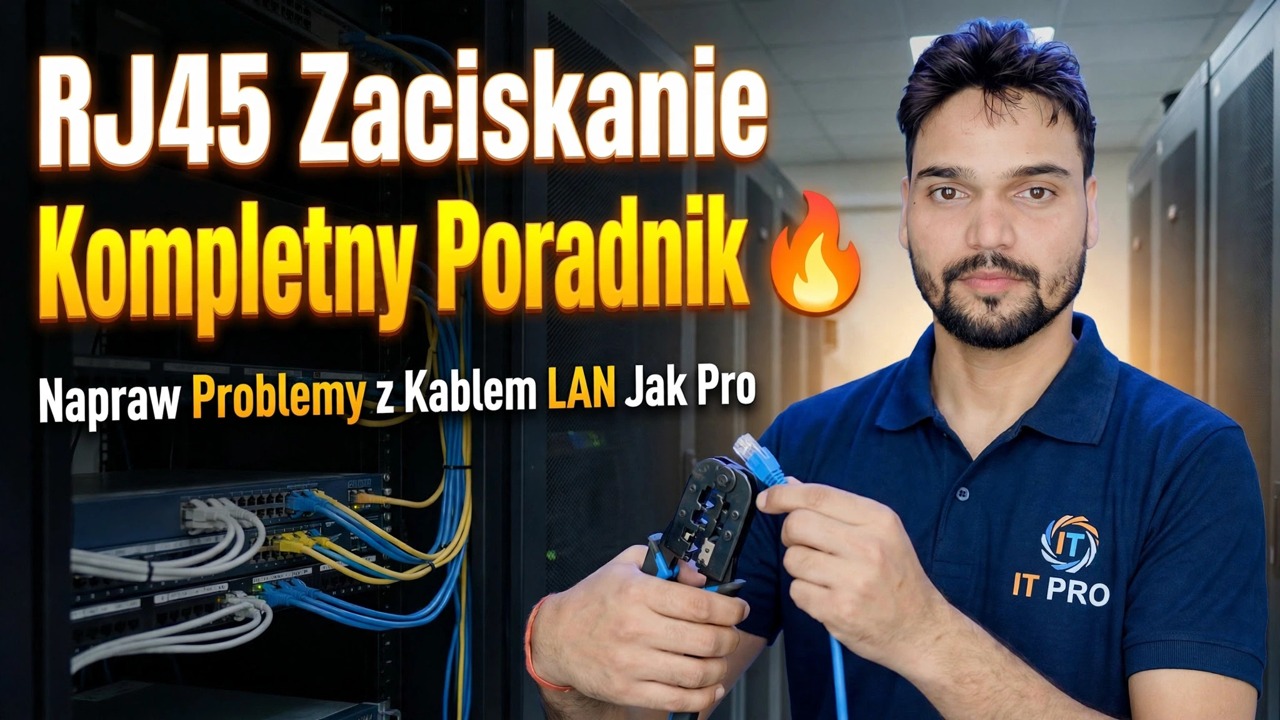 Pełny przewodnik dotyczący zaciskania RJ45 🔥 Napraw problemy z kablem LAN jak profesjonalista