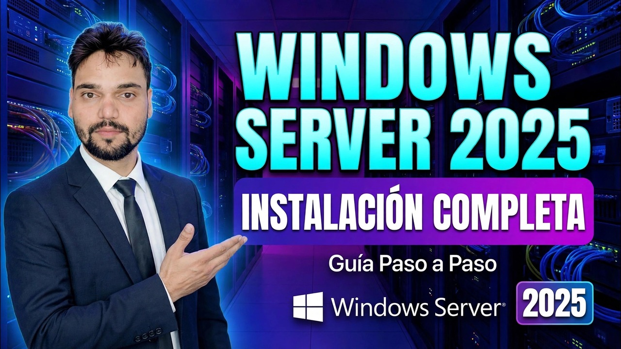 Configuración completa de Windows Server 2025