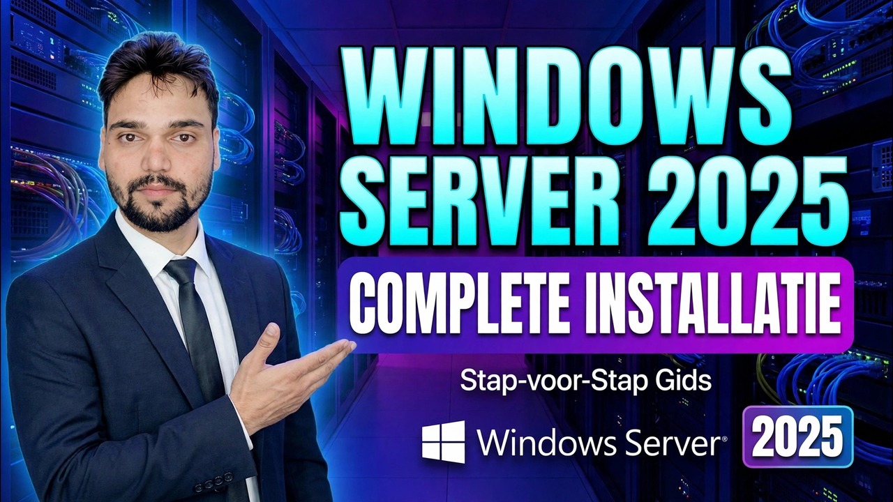 Windows Server 2025 Volledige installatie