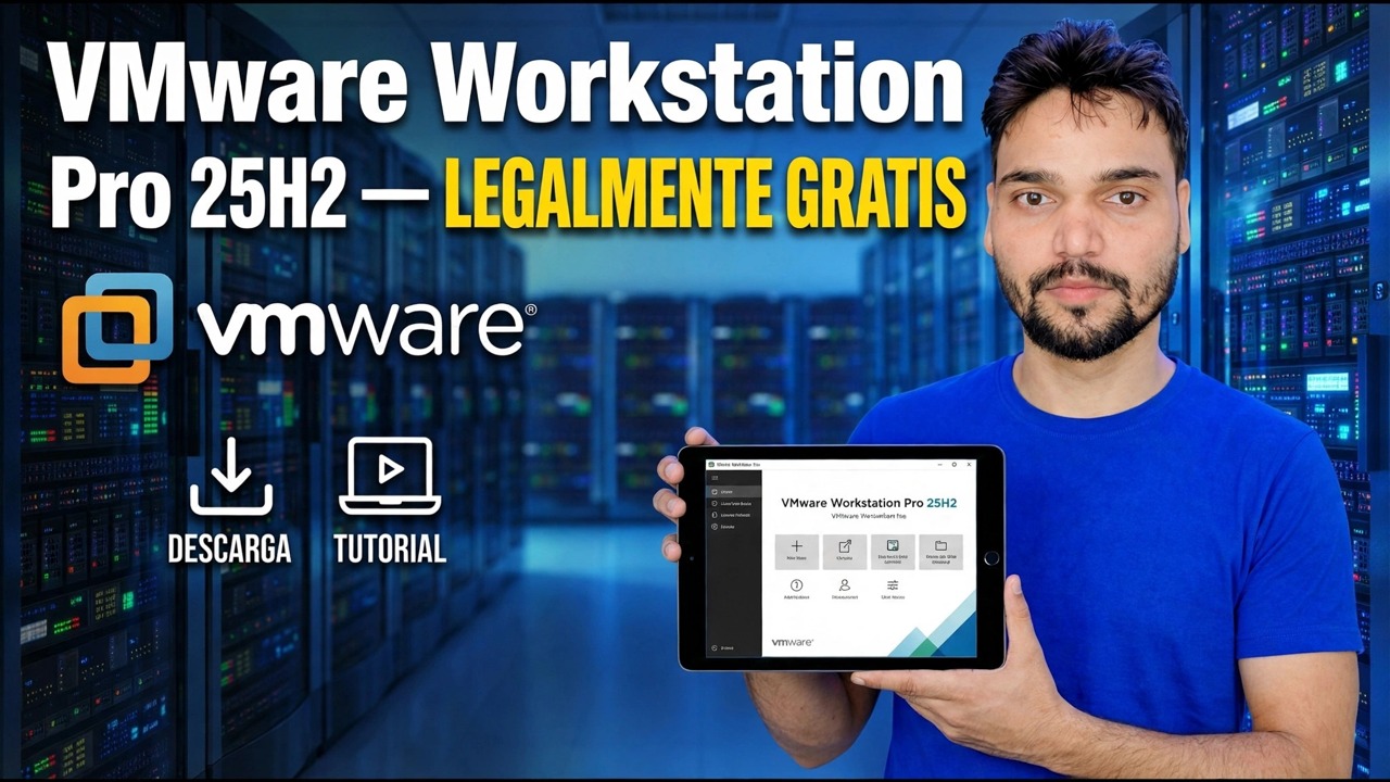 VMware Workstation Pro 25H2: Guía de configuración y descarga gratuita