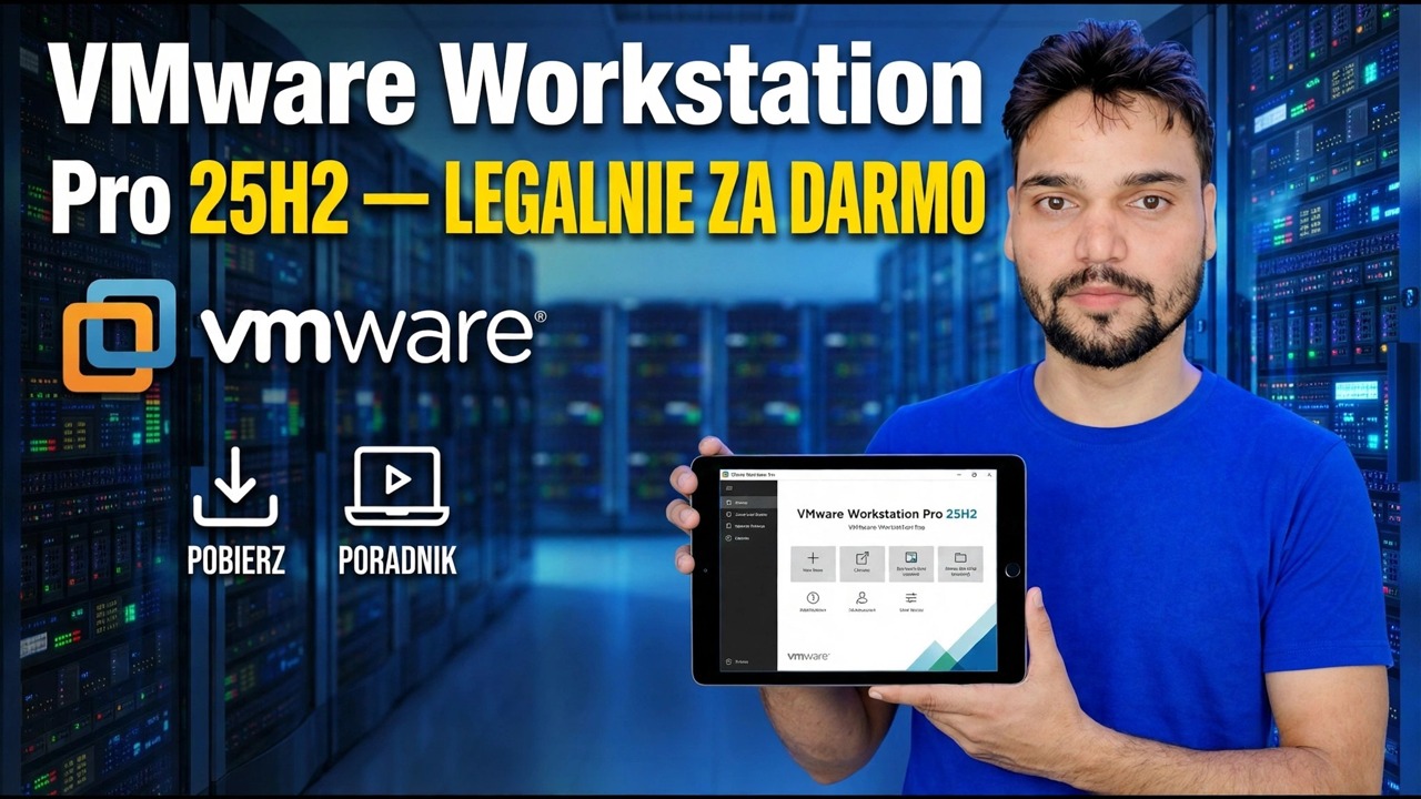 VMware Workstation Pro 25H2: bezpłatny przewodnik pobierania i konfiguracji