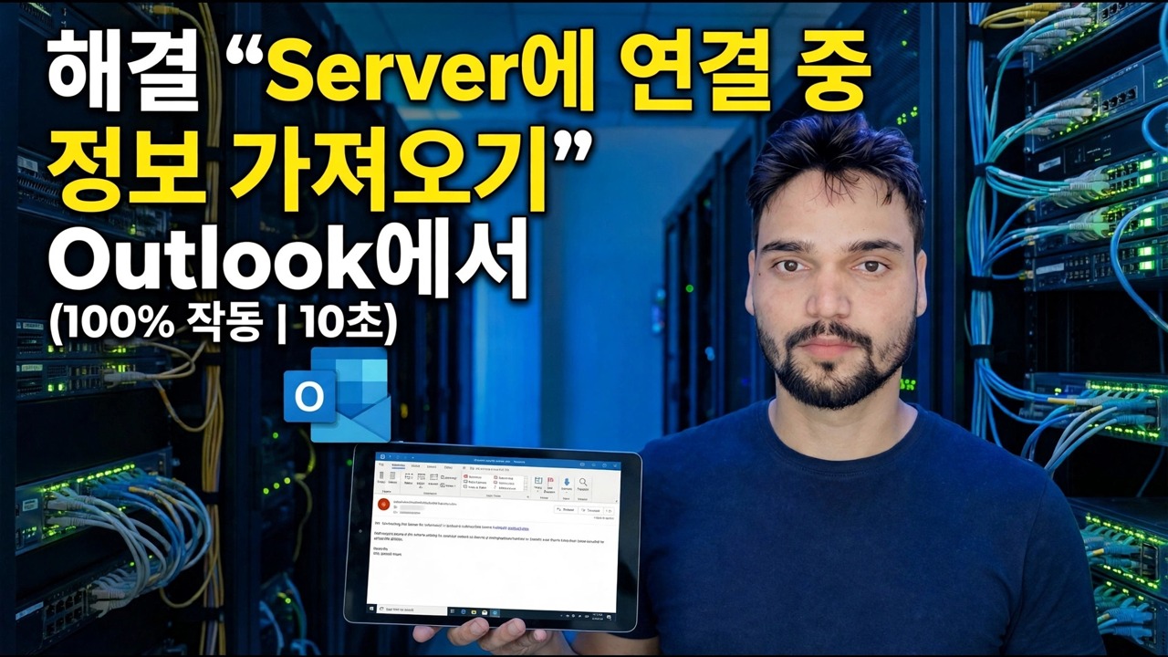 Outlook에서 "정보를 위해 서버에 연결" 수정